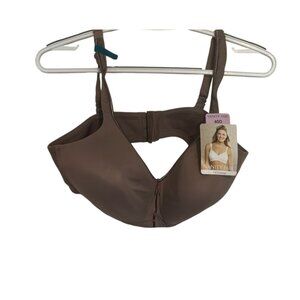 Vanity Fair NWT Full Coverage Wirefree Bra Walnut Size 14